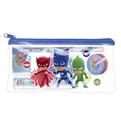 PJ Masks Clear Filled Pencil Case £2.99